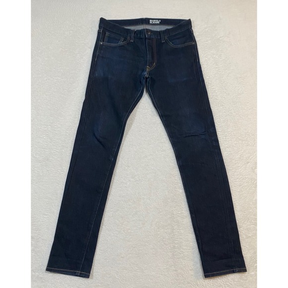 Uniqlo Other - Uniqlo Mens Slim Fit Selvedge Jeans Indigo Blue Stretch 31x32 321-160114